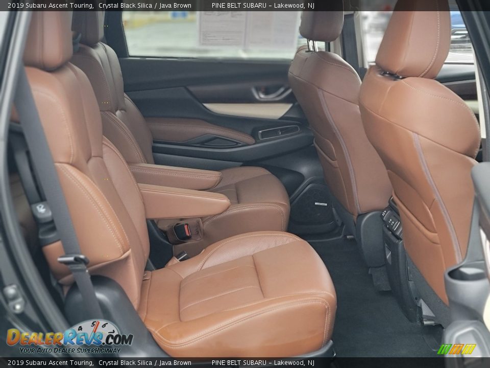 2019 Subaru Ascent Touring Crystal Black Silica / Java Brown Photo #32