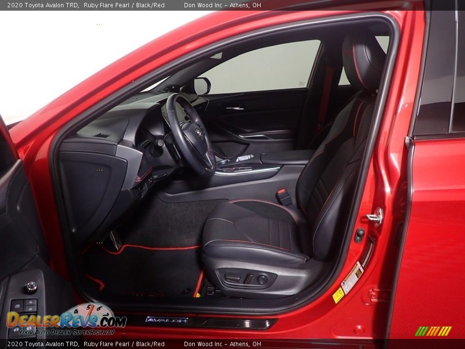 2020 Toyota Avalon TRD Ruby Flare Pearl / Black/Red Photo #24