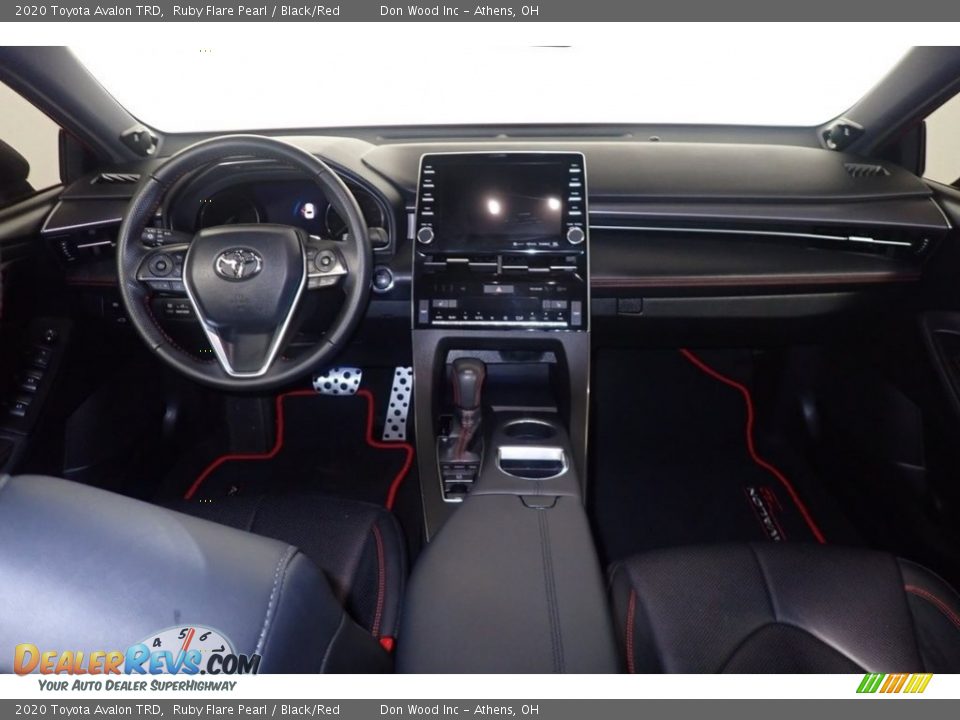 2020 Toyota Avalon TRD Ruby Flare Pearl / Black/Red Photo #26