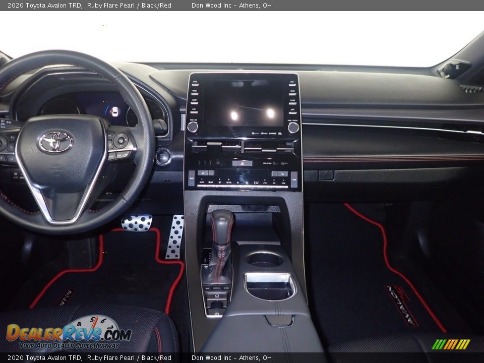 2020 Toyota Avalon TRD Ruby Flare Pearl / Black/Red Photo #27