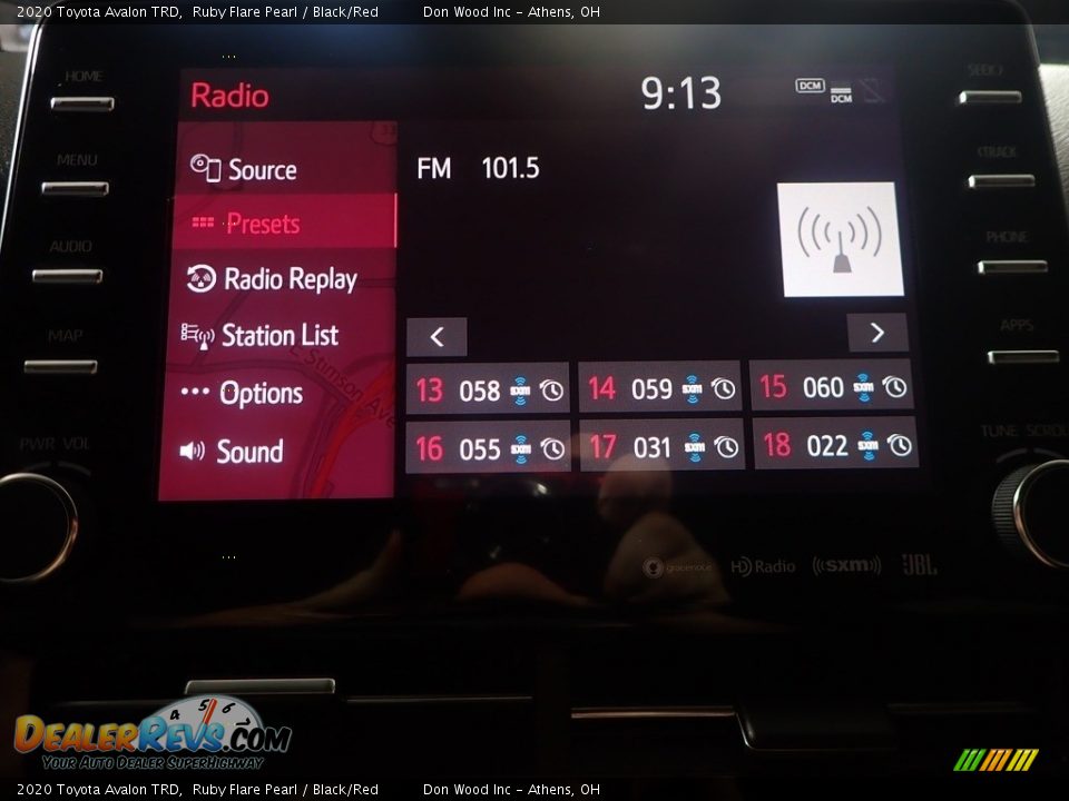 2020 Toyota Avalon TRD Ruby Flare Pearl / Black/Red Photo #28