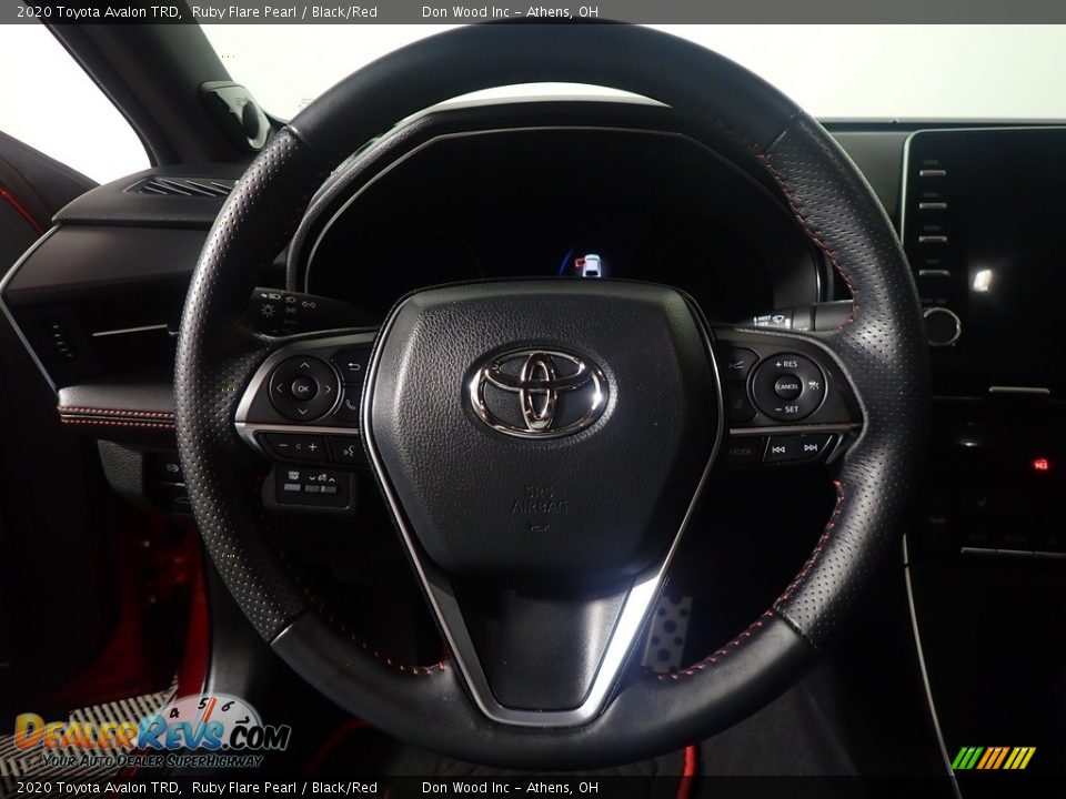 2020 Toyota Avalon TRD Ruby Flare Pearl / Black/Red Photo #29