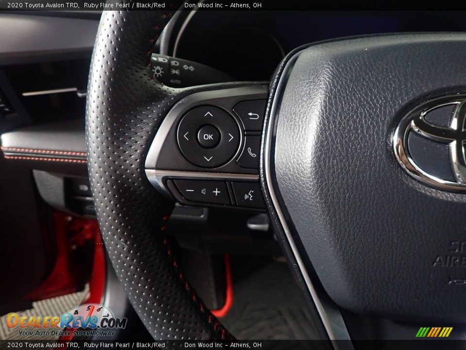 2020 Toyota Avalon TRD Ruby Flare Pearl / Black/Red Photo #31