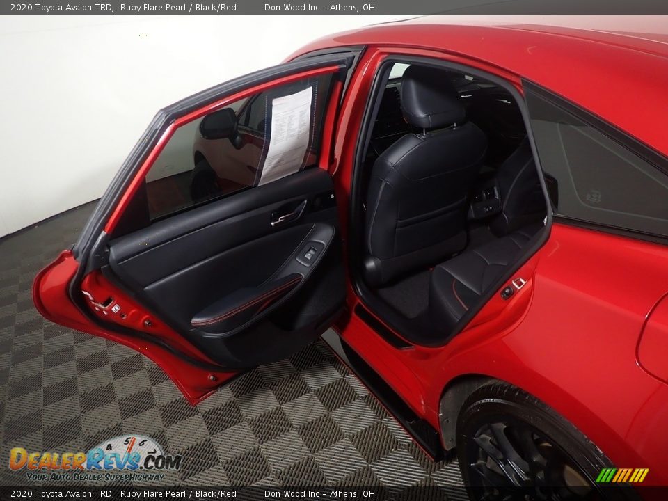 2020 Toyota Avalon TRD Ruby Flare Pearl / Black/Red Photo #36