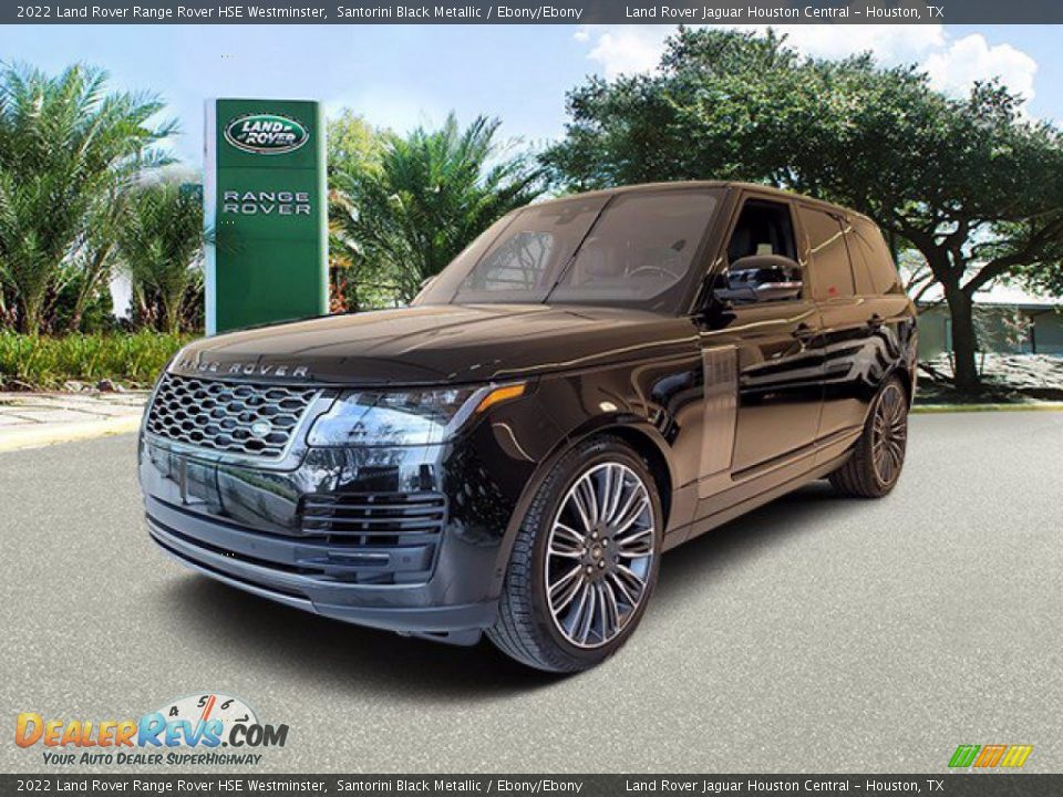 2022 Land Rover Range Rover HSE Westminster Santorini Black Metallic / Ebony/Ebony Photo #1