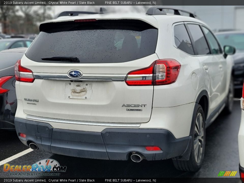 2019 Subaru Ascent Limited Crystal White Pearl / Slate Black Photo #2