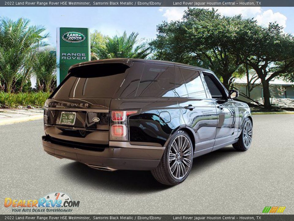 2022 Land Rover Range Rover HSE Westminster Santorini Black Metallic / Ebony/Ebony Photo #2