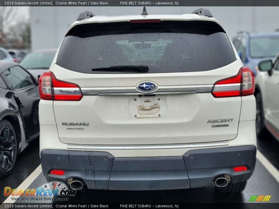 2019 Subaru Ascent Limited Crystal White Pearl / Slate Black Photo #3