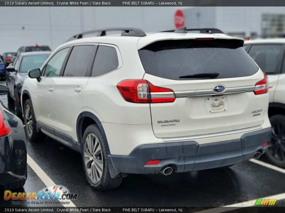 2019 Subaru Ascent Limited Crystal White Pearl / Slate Black Photo #4