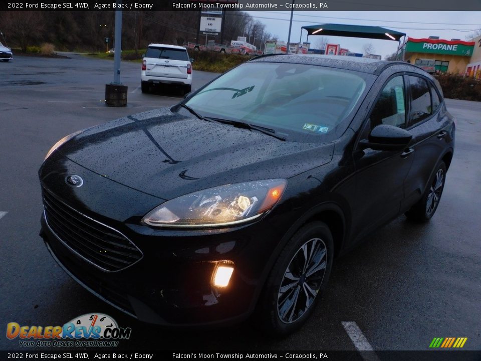 2022 Ford Escape SEL 4WD Agate Black / Ebony Photo #7