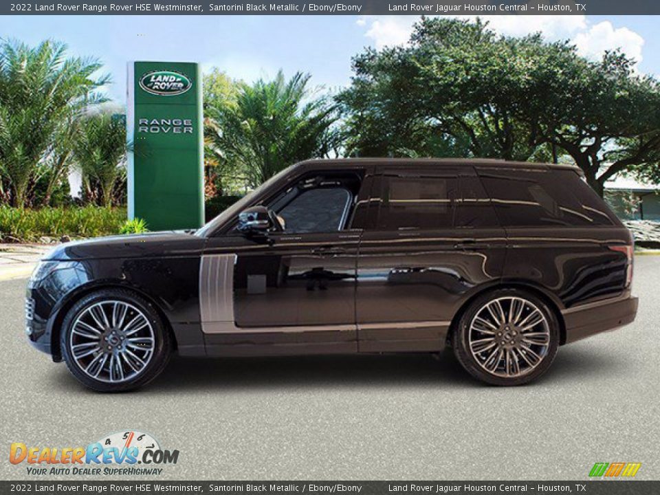2022 Land Rover Range Rover HSE Westminster Santorini Black Metallic / Ebony/Ebony Photo #6
