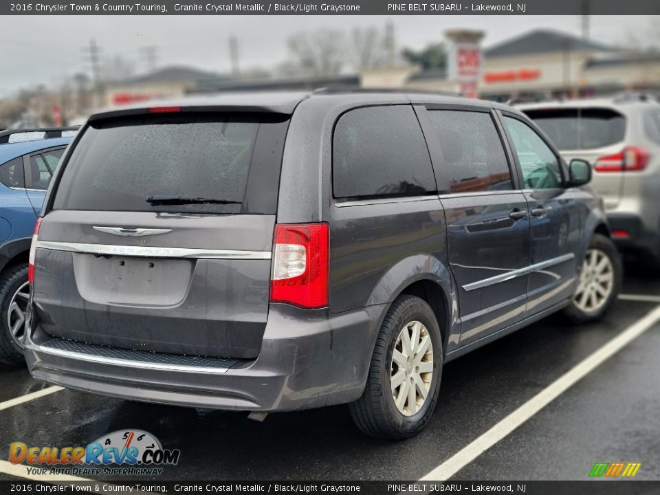 2016 Chrysler Town & Country Touring Granite Crystal Metallic / Black/Light Graystone Photo #3