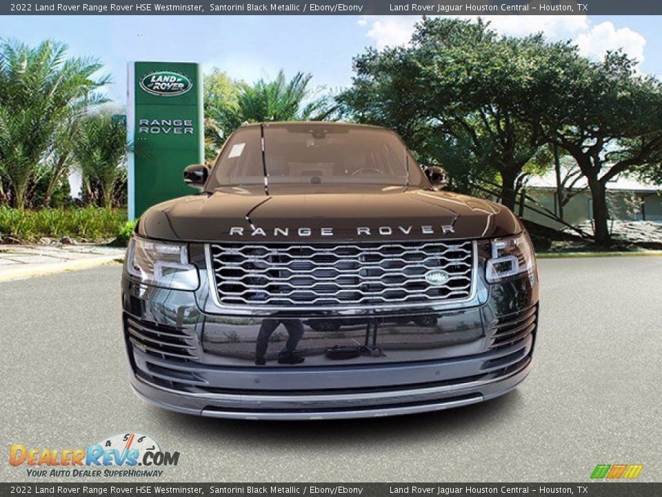 2022 Land Rover Range Rover HSE Westminster Santorini Black Metallic / Ebony/Ebony Photo #8