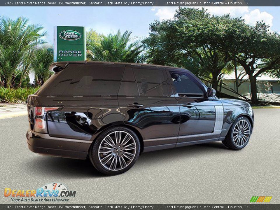 2022 Land Rover Range Rover HSE Westminster Santorini Black Metallic / Ebony/Ebony Photo #11