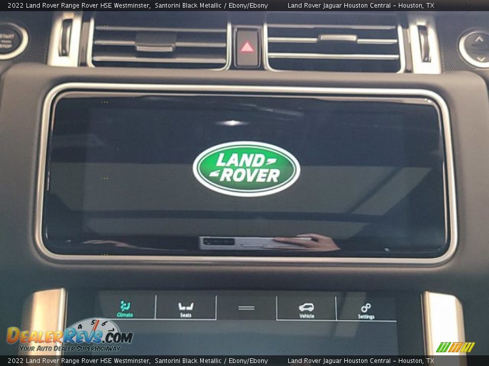 2022 Land Rover Range Rover HSE Westminster Santorini Black Metallic / Ebony/Ebony Photo #22