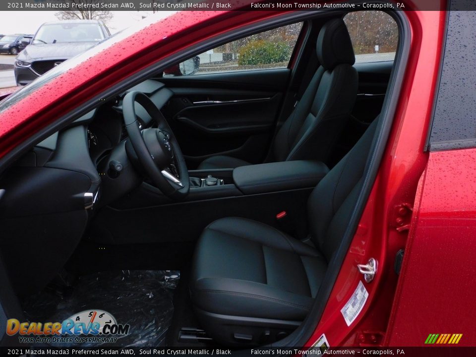 2021 Mazda Mazda3 Preferred Sedan AWD Soul Red Crystal Metallic / Black Photo #11