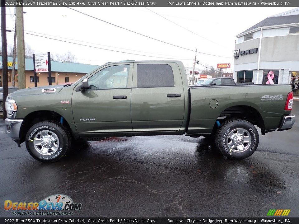 Olive Green Pearl 2022 Ram 2500 Tradesman Crew Cab 4x4 Photo #2