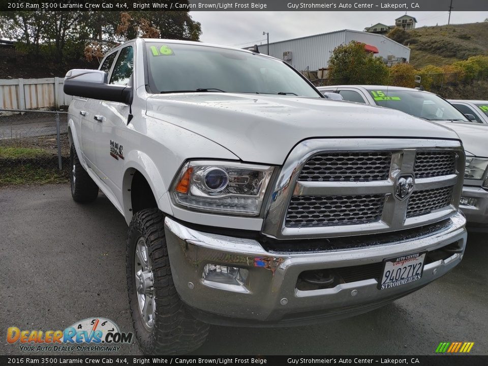 Front 3/4 View of 2016 Ram 3500 Laramie Crew Cab 4x4 Photo #1