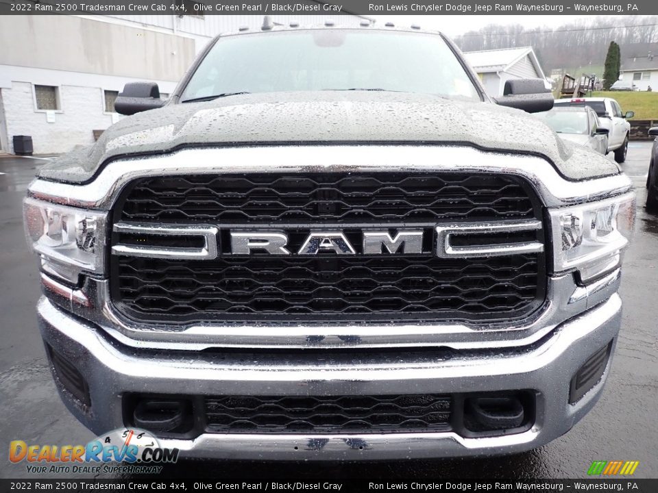 2022 Ram 2500 Tradesman Crew Cab 4x4 Olive Green Pearl / Black/Diesel Gray Photo #8