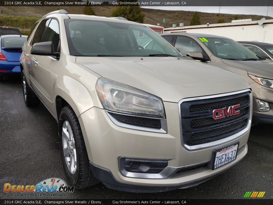 2014 GMC Acadia SLE Champagne Silver Metallic / Ebony Photo #1