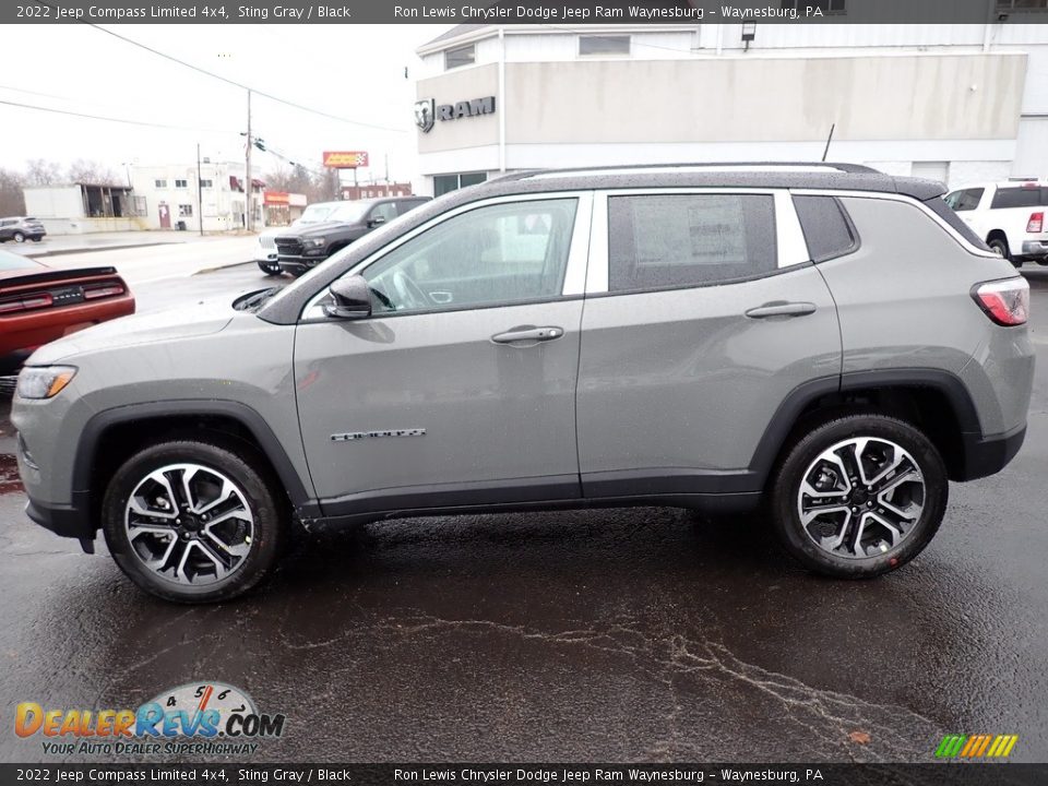 2022 Jeep Compass Limited 4x4 Sting Gray / Black Photo #2