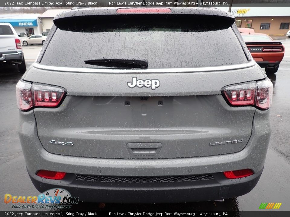 2022 Jeep Compass Limited 4x4 Sting Gray / Black Photo #4
