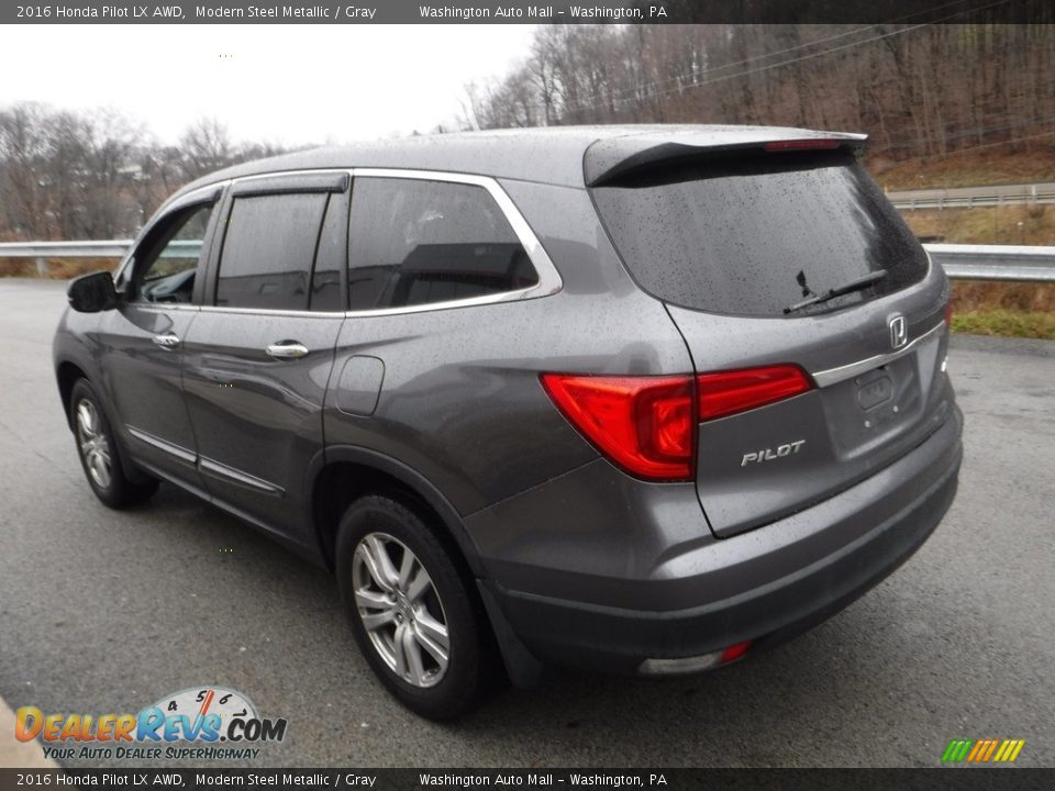 2016 Honda Pilot LX AWD Modern Steel Metallic / Gray Photo #13