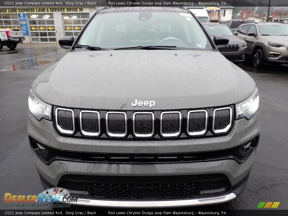 2022 Jeep Compass Limited 4x4 Sting Gray / Black Photo #9