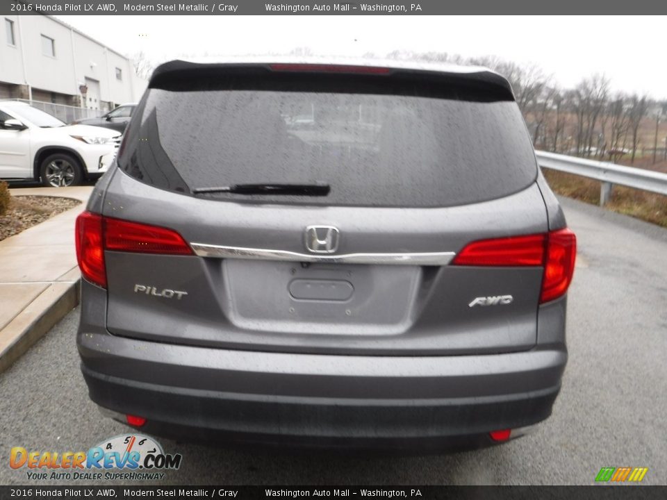 2016 Honda Pilot LX AWD Modern Steel Metallic / Gray Photo #14