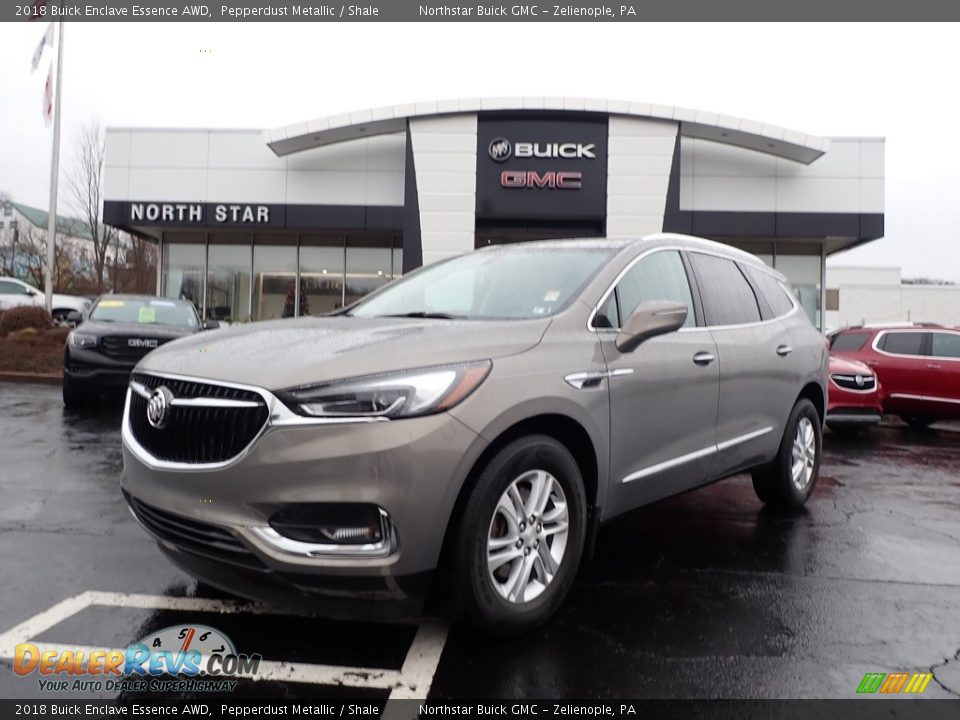 2018 Buick Enclave Essence AWD Pepperdust Metallic / Shale Photo #1