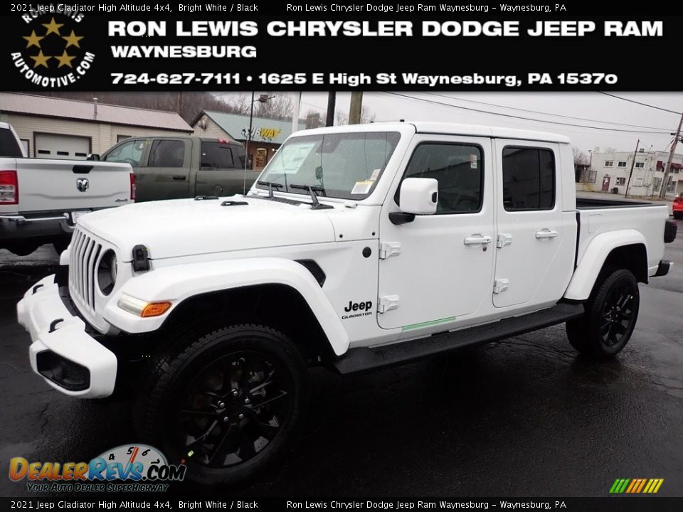 2021 Jeep Gladiator High Altitude 4x4 Bright White / Black Photo #1