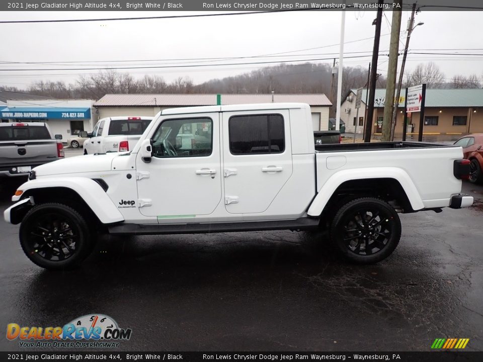 2021 Jeep Gladiator High Altitude 4x4 Bright White / Black Photo #2