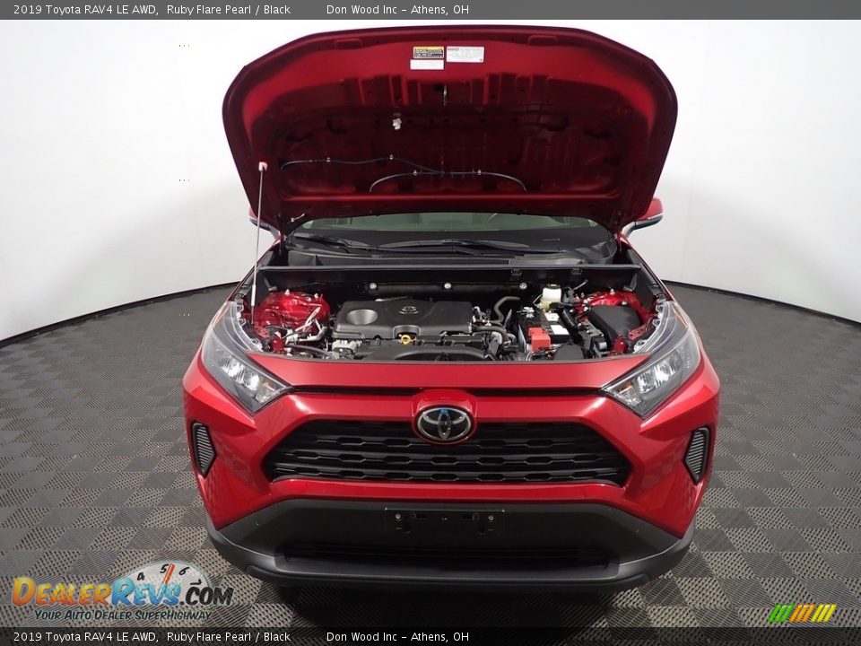 2019 Toyota RAV4 LE AWD Ruby Flare Pearl / Black Photo #6