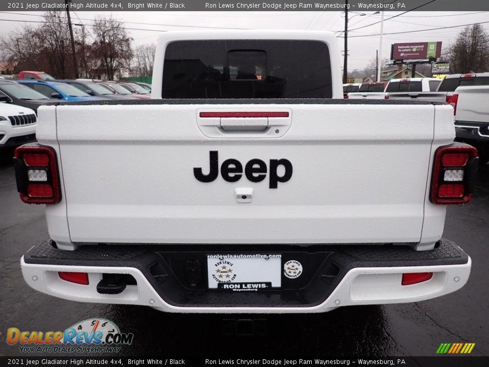 2021 Jeep Gladiator High Altitude 4x4 Bright White / Black Photo #4