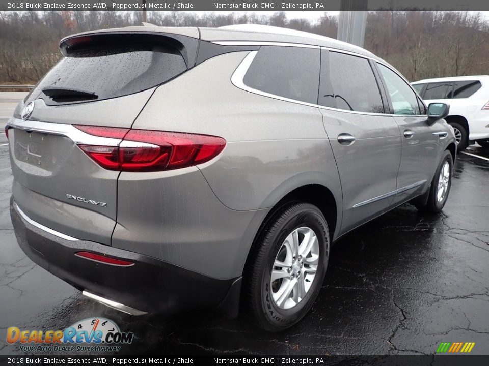 2018 Buick Enclave Essence AWD Pepperdust Metallic / Shale Photo #9