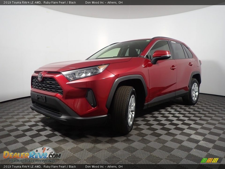 2019 Toyota RAV4 LE AWD Ruby Flare Pearl / Black Photo #8