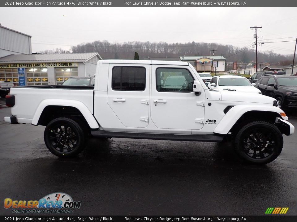 2021 Jeep Gladiator High Altitude 4x4 Bright White / Black Photo #6