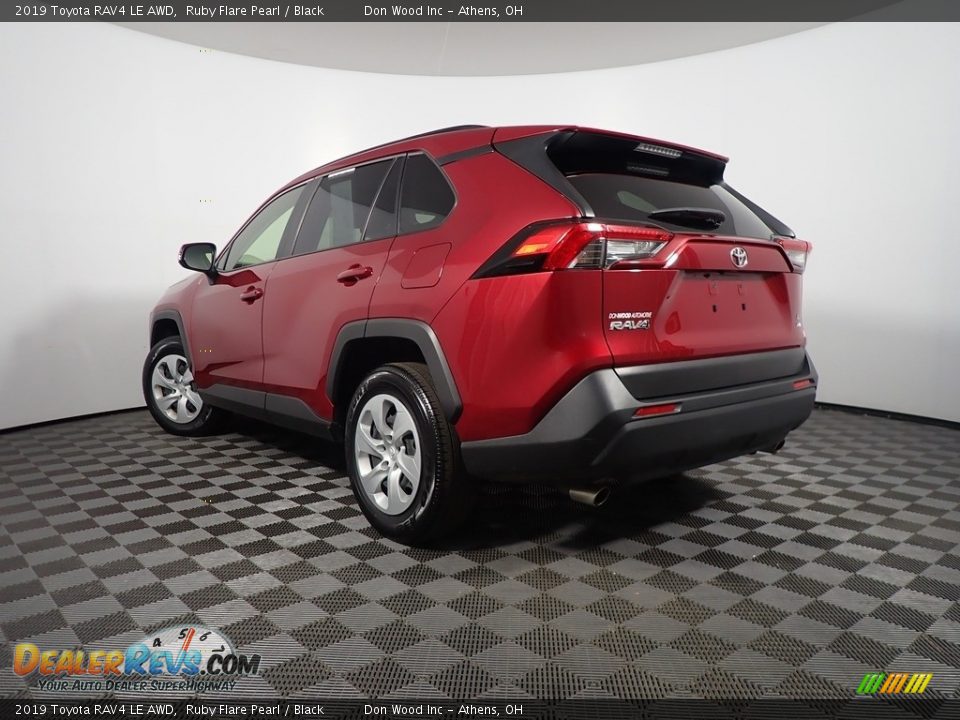 2019 Toyota RAV4 LE AWD Ruby Flare Pearl / Black Photo #11