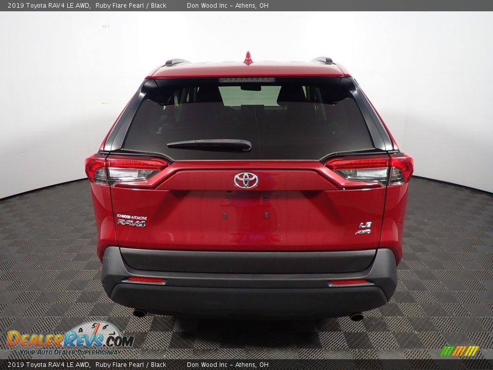 2019 Toyota RAV4 LE AWD Ruby Flare Pearl / Black Photo #13