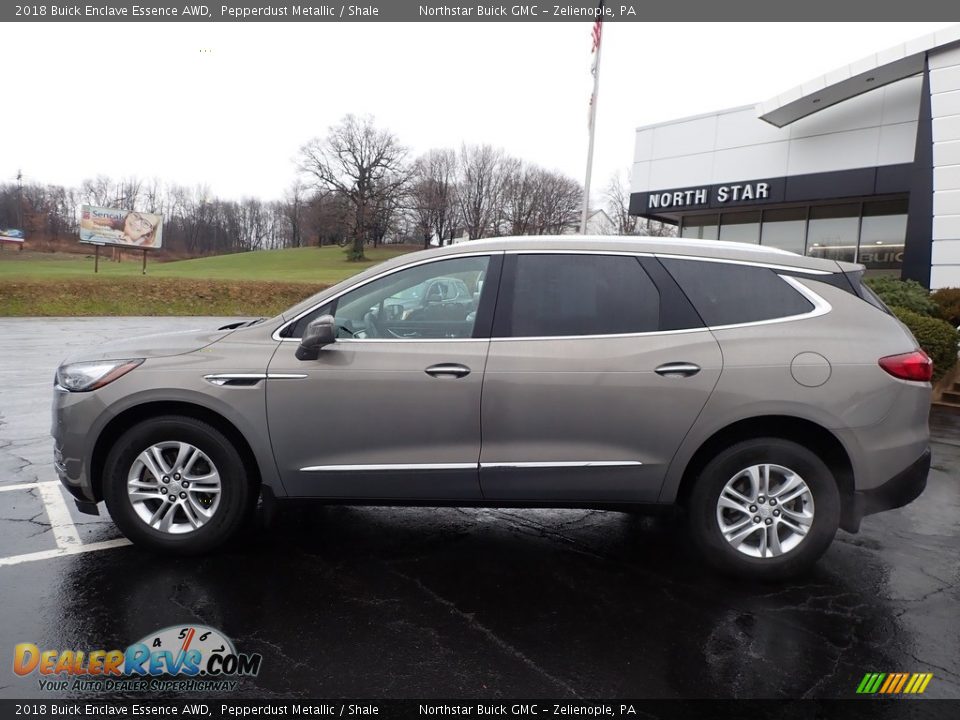 2018 Buick Enclave Essence AWD Pepperdust Metallic / Shale Photo #14