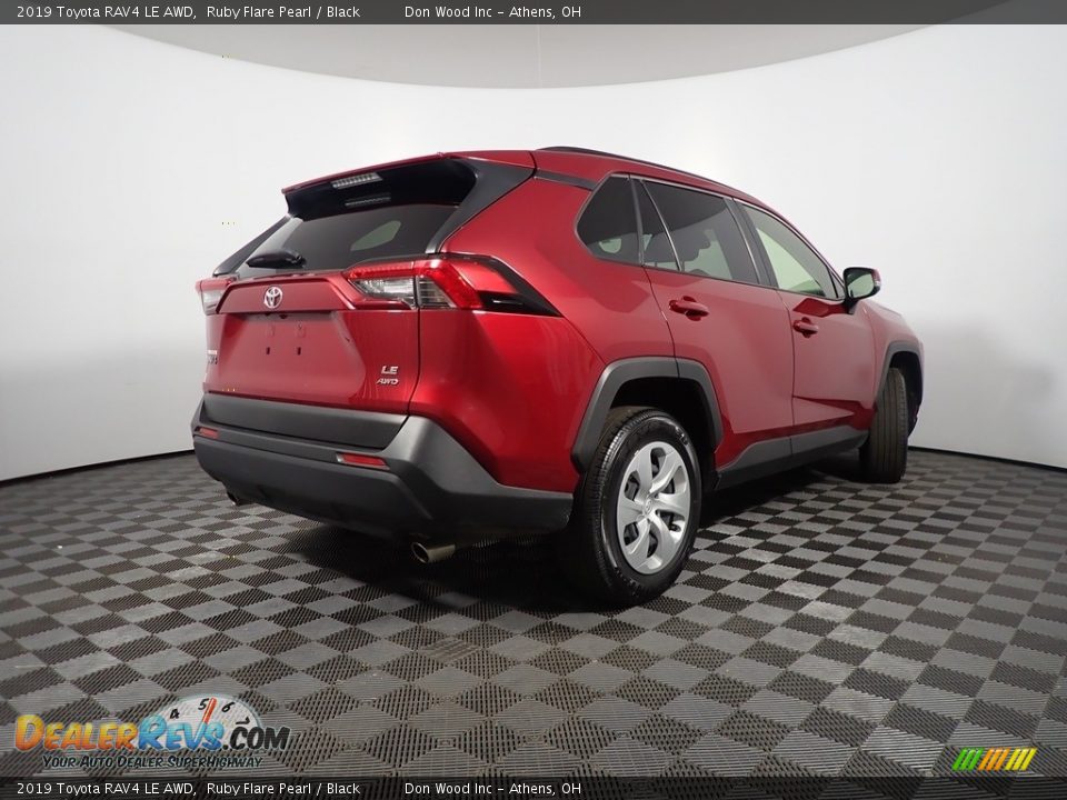 2019 Toyota RAV4 LE AWD Ruby Flare Pearl / Black Photo #16