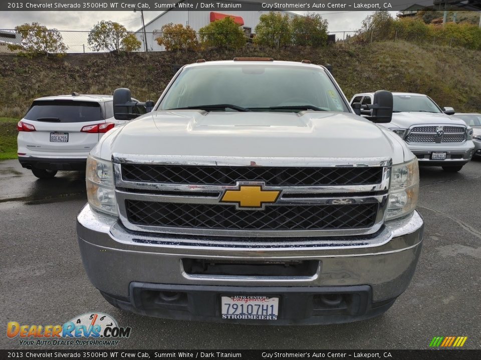 2013 Chevrolet Silverado 3500HD WT Crew Cab Summit White / Dark Titanium Photo #2