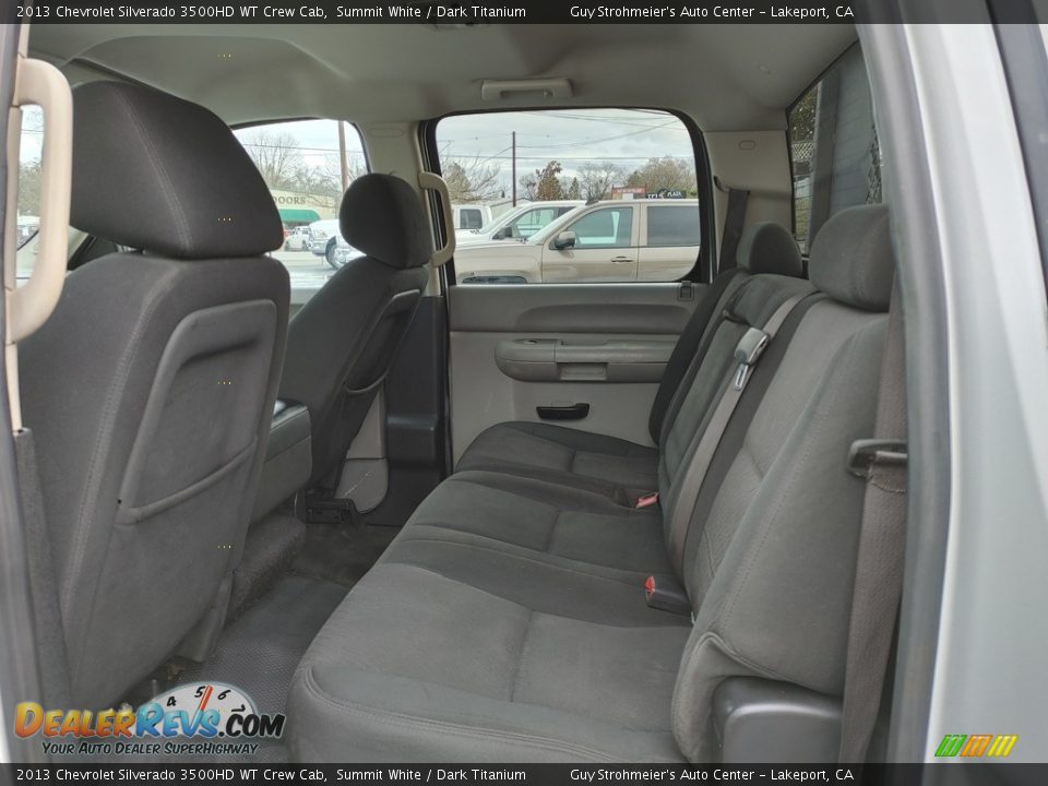 2013 Chevrolet Silverado 3500HD WT Crew Cab Summit White / Dark Titanium Photo #6