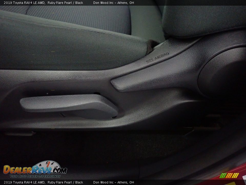 2019 Toyota RAV4 LE AWD Ruby Flare Pearl / Black Photo #23