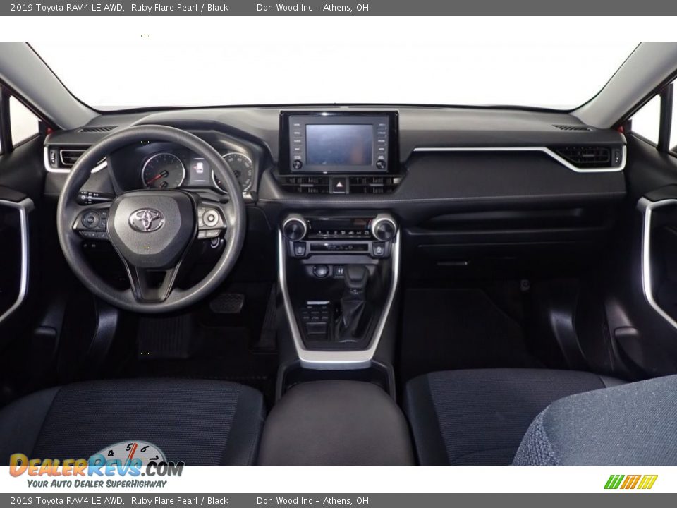 2019 Toyota RAV4 LE AWD Ruby Flare Pearl / Black Photo #24