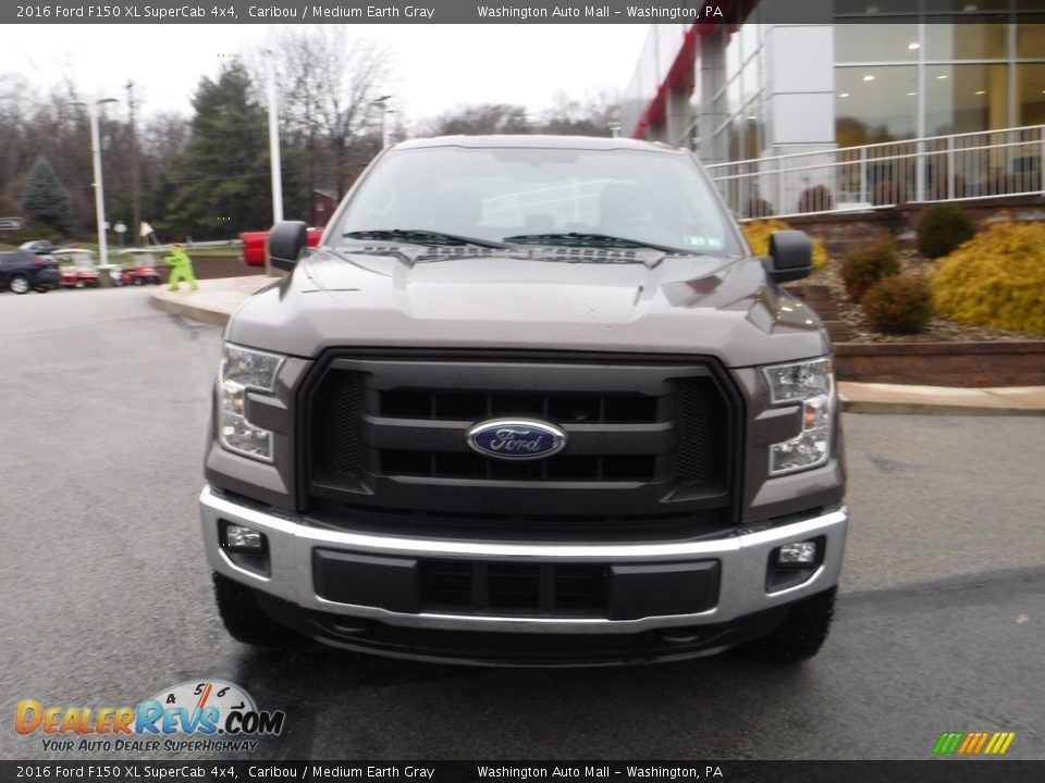 2016 Ford F150 XL SuperCab 4x4 Caribou / Medium Earth Gray Photo #12