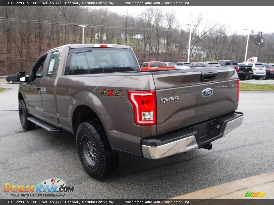 2016 Ford F150 XL SuperCab 4x4 Caribou / Medium Earth Gray Photo #15