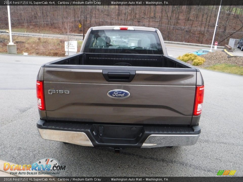 2016 Ford F150 XL SuperCab 4x4 Caribou / Medium Earth Gray Photo #16