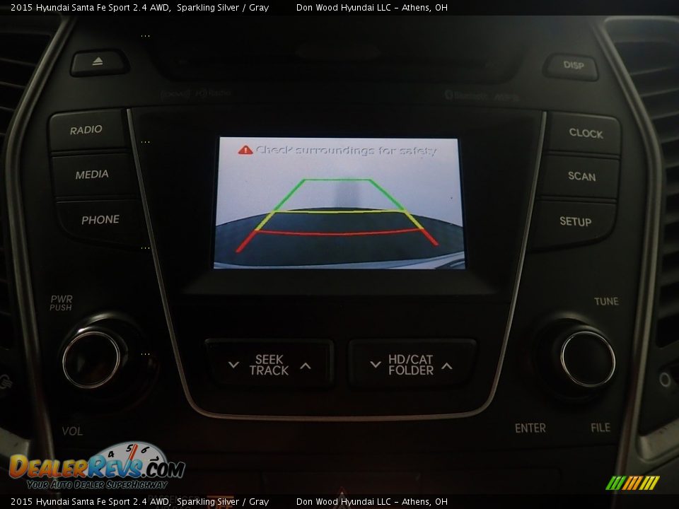 2015 Hyundai Santa Fe Sport 2.4 AWD Sparkling Silver / Gray Photo #2