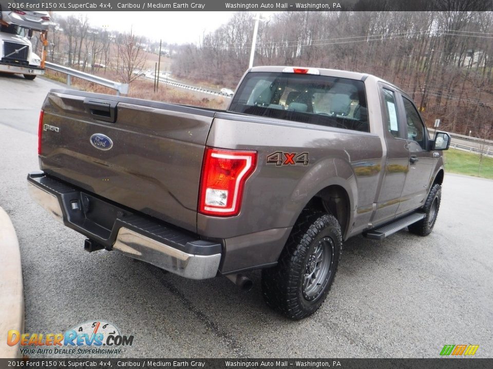 2016 Ford F150 XL SuperCab 4x4 Caribou / Medium Earth Gray Photo #18